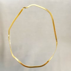 COLLAR CINTA MEDIANA PLANA
