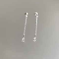 ARO CADENA CIRCONES CON GOTA