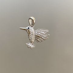 COLGANTE COLIBRÍ OJOS NEGROS