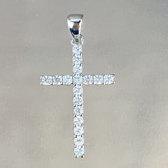 COLGANTE CRUZ  DELGADA CON CIRCONES 1