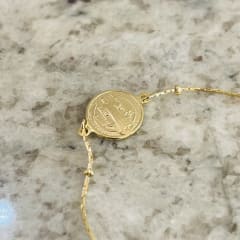 PULSERA MEDALLA SAN BENITO