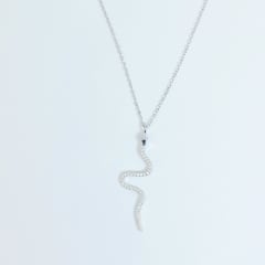 COLLAR SERPIENTE DE PLATA