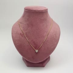 COLLAR CADENA VENECIANA Y CORAZÓN
