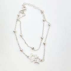 PULSERA DOS ESTRELLAS CIRCONES