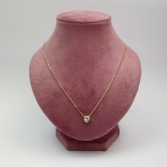 COLLAR  CORAZÓN DE CIRCONES