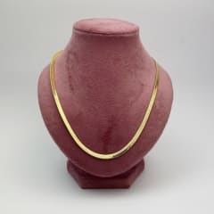 COLLAR CINTA MEDIANA PLANA