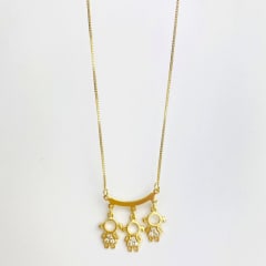 COLLAR  PLACA 3 NIÑAS