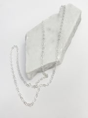 CADENA PLATA  60 CM