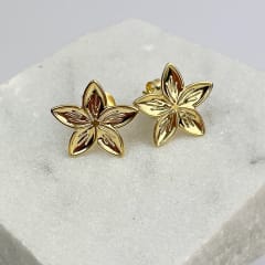 ARO FLOR 5 PÉTALOS TALLADA