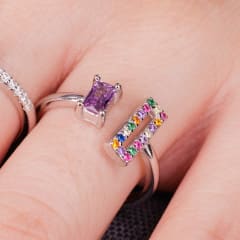 ANILLO AJUSTABLE CZ COLORES