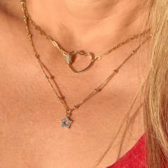 COLLAR CORAZÓN CON TUBO