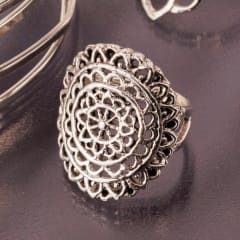 ANILLO MANDALA ENVEJECIDA