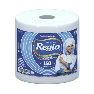 TOALLA DE PAPEL REGIO 150 MTS H/S1