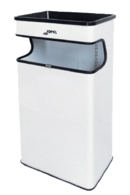 BASURERO RECTANGULAR CON CENICERO JOFEL1