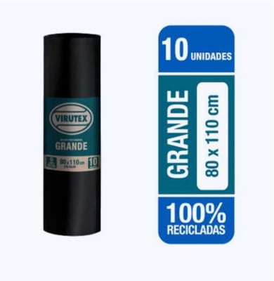 BOLSA DE BASURA 80X110 10 UN. VIRUTEX1