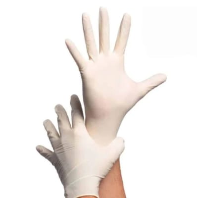 CAJA GUANTES DESECHABLES LATEX L 100 UN1