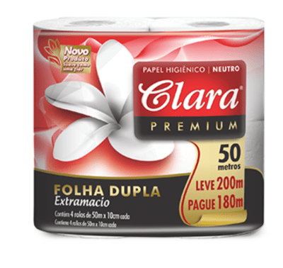 PAPEL HIGIENICO D/H 50 MTS X 48 ROLLOS CLARA1