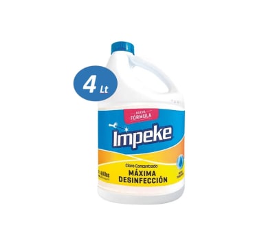 BIDON CLORO IMPEKE 4 LTS1