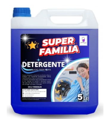 BIDON DETERGENTE DE ROPA SUPER FAMILIA 5 LTS1