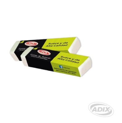 GOMA DE  BORRAR PLASTICA MEDIANA ADIX1