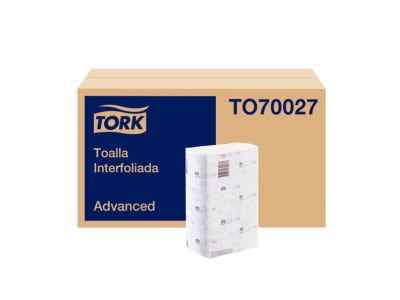 TOALLA INTERFOLIADA TORK 16 PAQ. X 200 H D/H (TO70027)1
