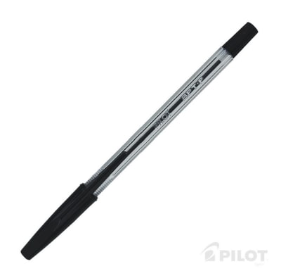 LÁPIZ PASTA BEPETE 1.0 NEGRO PILOT x 12 Unidades1
