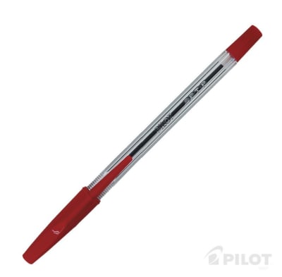 LÁPIZ PASTA BEPETE 1.0 ROJO PILOT x 12 Unidades1
