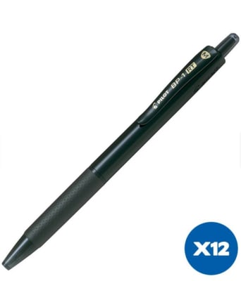 LÁPIZ PASTA BP1 1.0 NEGRO PILOT x 12 Unidades1