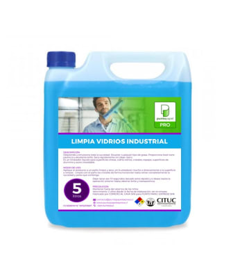 BIDON LIMPIA VIDRIOS INDUSTRIAL 5 LTS1