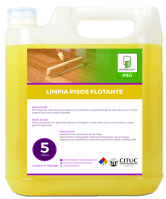 BIDON LIMPIA PISO FLOTANTE 5 LTS1