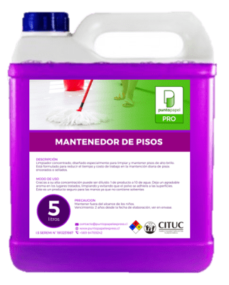 BIDON MANTENEDOR DE PISOS 5 LTS1