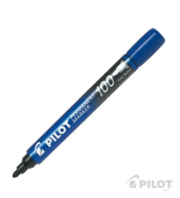 MARCADOR PERMANENTE SCA100 FINO AZUL PILOT1