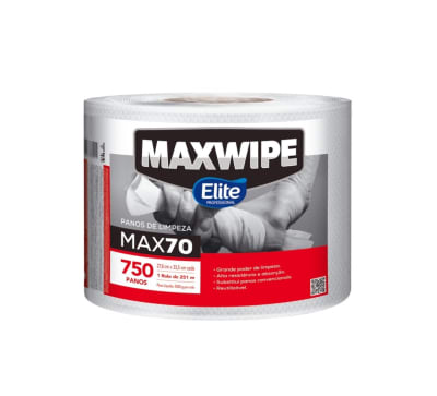 PAÑO MAXWIPE MAX70 ELITE BOBINA 750 PAÑOS1