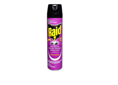 RAID INSECTICIDA MATA TODO, ARAÑAS, HORMIGAS Y MÁS 360 CC1