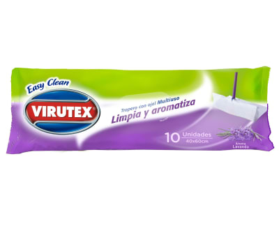 TRAPERO HUMEDO DESINF. LAVANDA VIRUTEX 10 UN.1