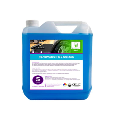 BIDON RENOVADOR DE GOMAS TRANSPARENTE 5 LTS1