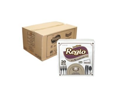 SERVILLETAS REGIO COLOR BLANCO 40X40 CM 3.000 UN.1