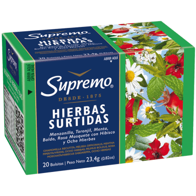 TÉ DE HIERBAS SURTIDAS 20 UNIDADES1