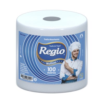 TOALLA DE PAPEL 100 MTS REGIO H/S1