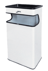 BASURERO RECTANGULAR CON CENICERO JOFEL