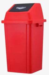 BASURERO TAPA VAIVEN 58 LTS ROJO