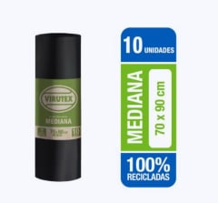 BOLSA DE BASURA 70X90 10 UN. VIRUTEX