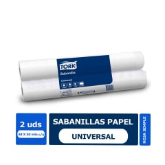 SABANILLA MEDICA TORK 48 CM X 50 CM 2 ROLLOS