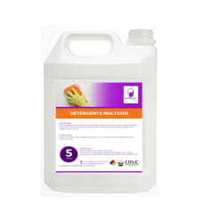 BIDON DETERGENTE MULTIUSO NARANJO 5 LTS