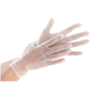CAJA GUANTES DESECHABLES VINILO M 100 UN.