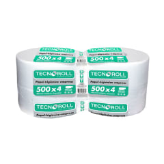 PAPEL HIGIENICO 500 M X 4 ROLLOS H/S TECNOROLL