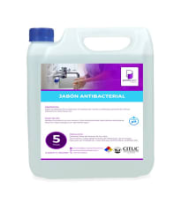 BIDON JABON ANTIBACTERIAL 5 LTS