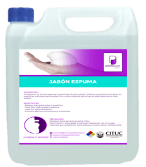 BIDON JABON ESPUMA 5 LTS