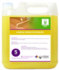 BIDON LIMPIA PISO FLOTANTE 5 LTS
