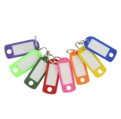 LLAVERO PLÁSTICO PLACA 10U (006) ADIX